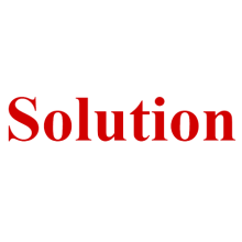 Solution